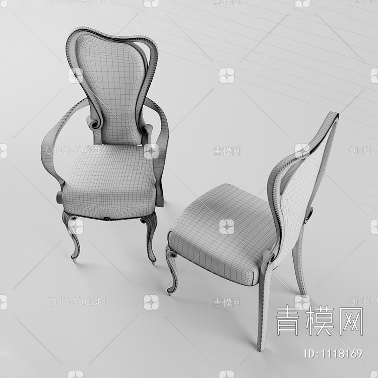 单椅3D模型下载【ID:1118169】