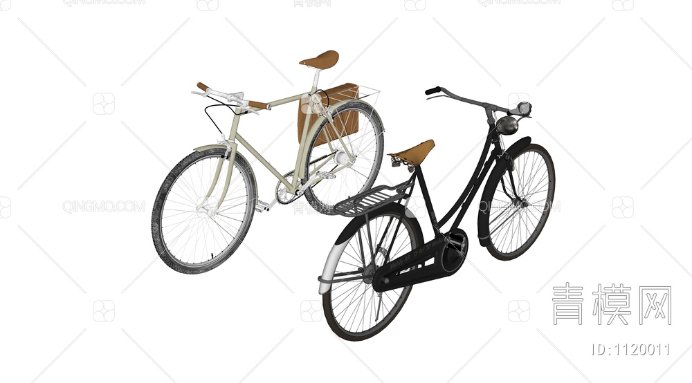 自行车SU模型下载【ID:1120011】
