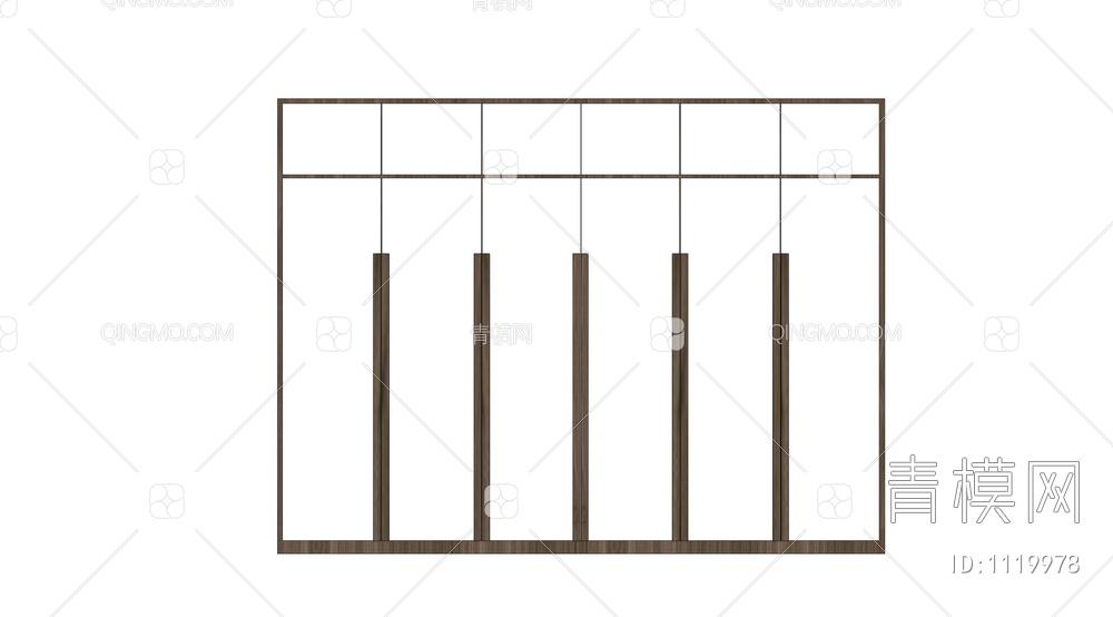 衣柜SU模型下载【ID:1119978】