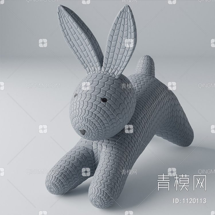 兔子玩具3D模型下载【ID:1120113】