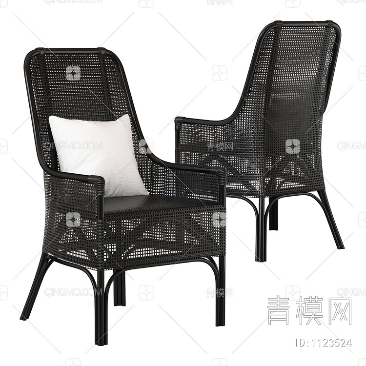 休闲单椅3D模型下载【ID:1123524】