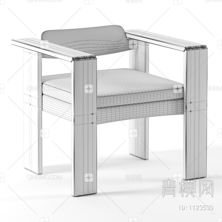 单椅3D模型下载【ID:1123530】