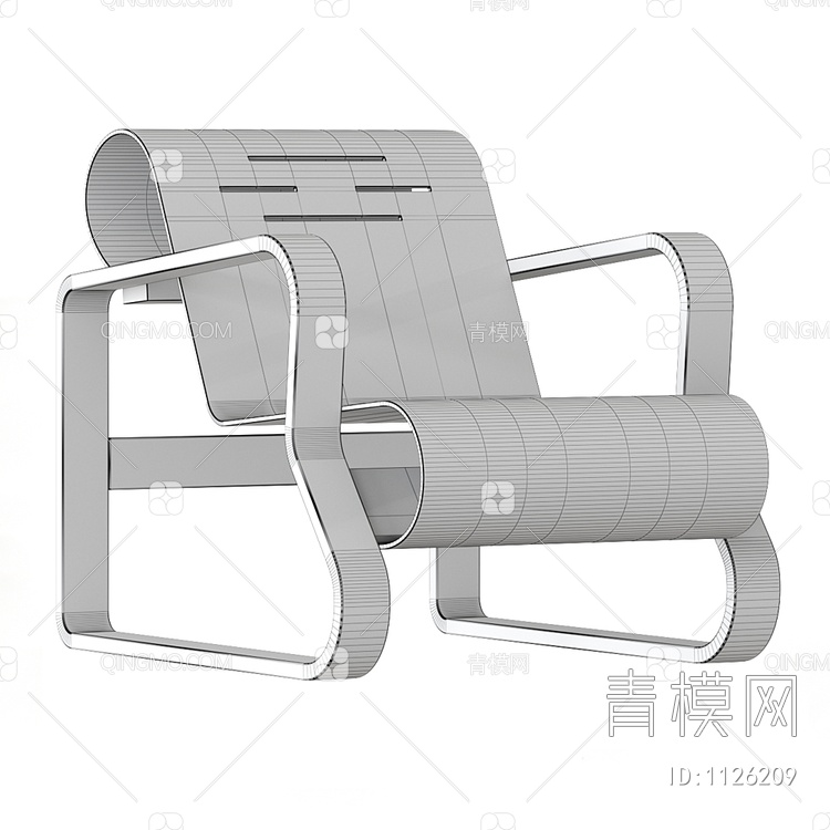 休闲单椅3D模型下载【ID:1126209】