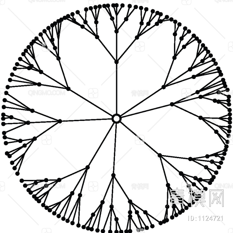 线稿平面树贴图下载【ID:1124721】