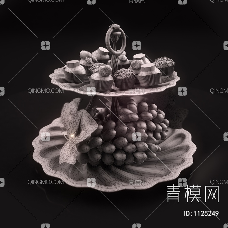 水果装饰品3D模型下载【ID:1125249】
