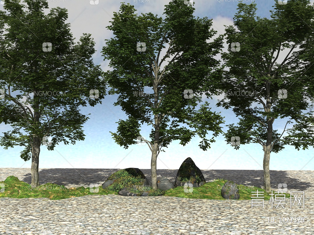 景观大树3D模型下载【ID:1127325】
