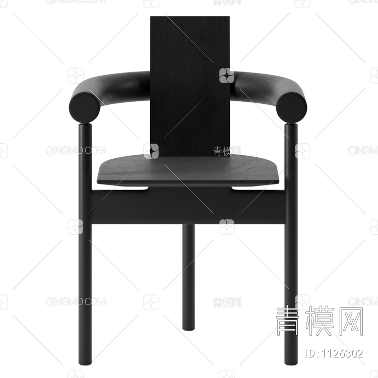 单椅3D模型下载【ID:1126302】