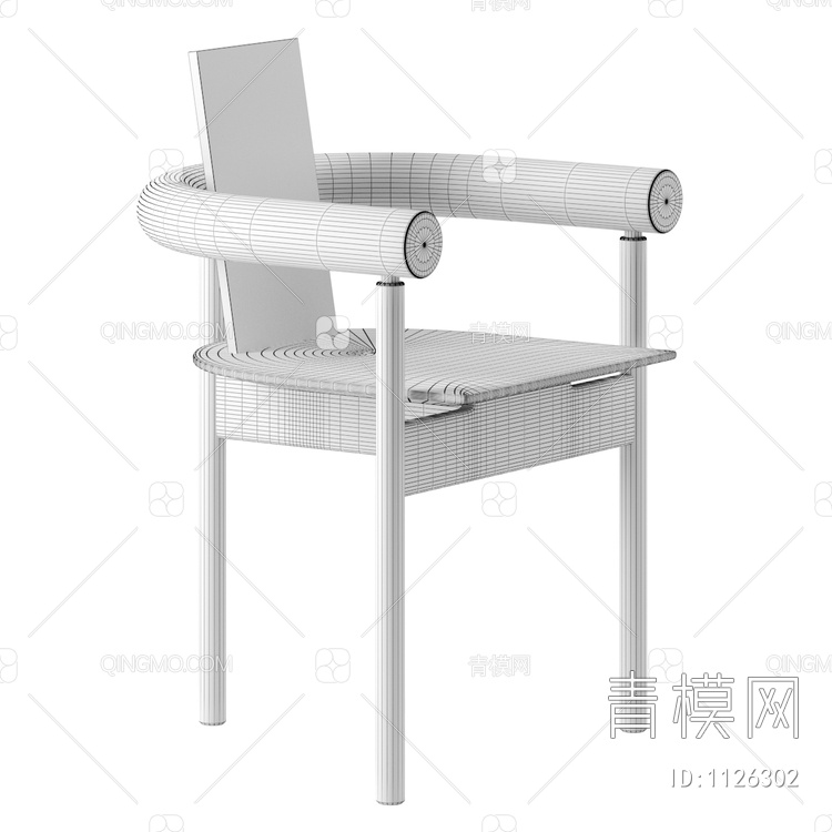 单椅3D模型下载【ID:1126302】