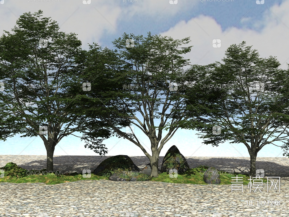 景观大树3D模型下载【ID:1127298】