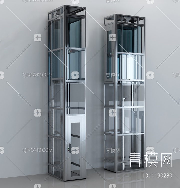 升降电梯3D模型下载【ID:1130280】