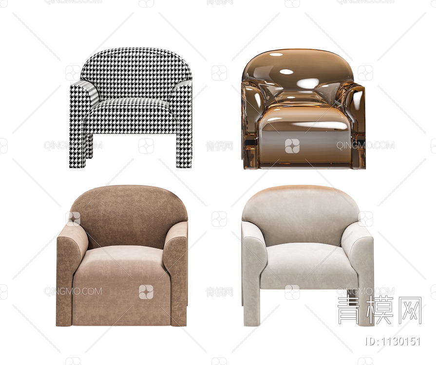 单椅3D模型下载【ID:1130151】