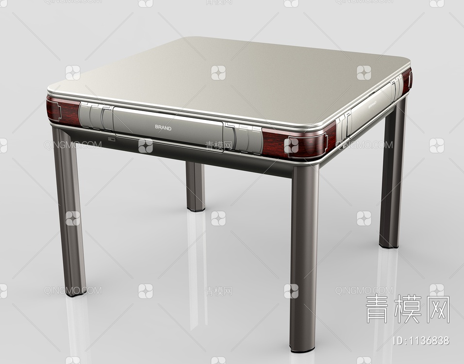 娱乐体育器材 麻将机餐桌3D模型下载【ID:1136838】