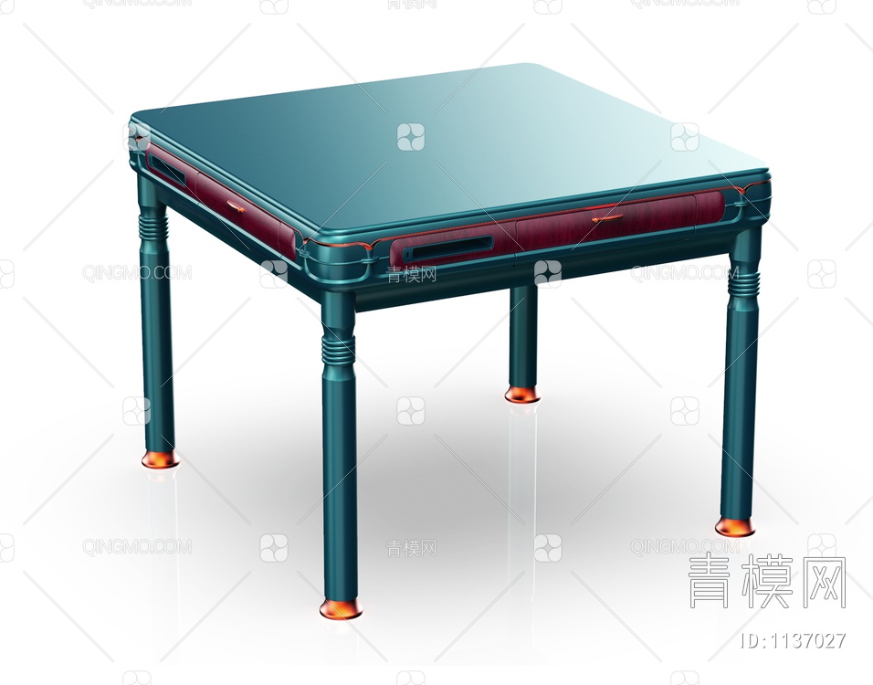 体育娱乐器材 麻将机餐桌3D模型下载【ID:1137027】