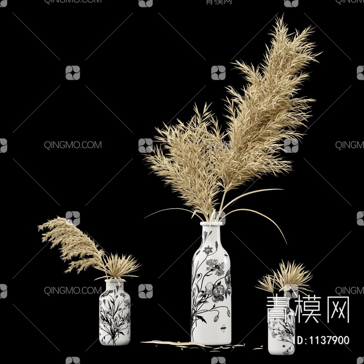 花瓶植物3D模型下载【ID:1137900】