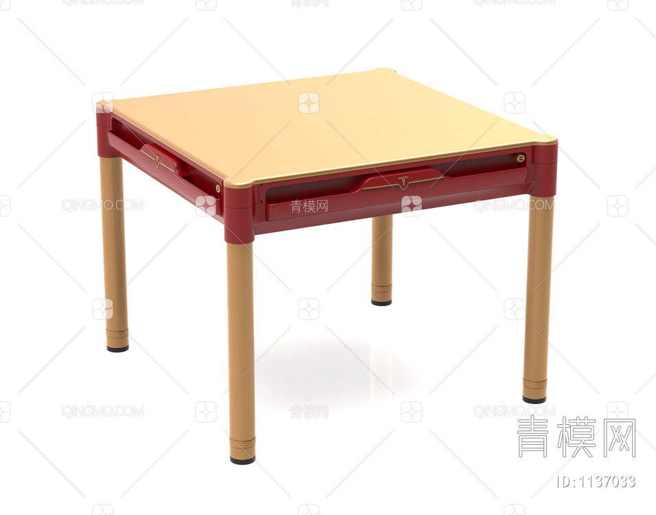 体育娱乐器材 麻将机餐桌3D模型下载【ID:1137033】