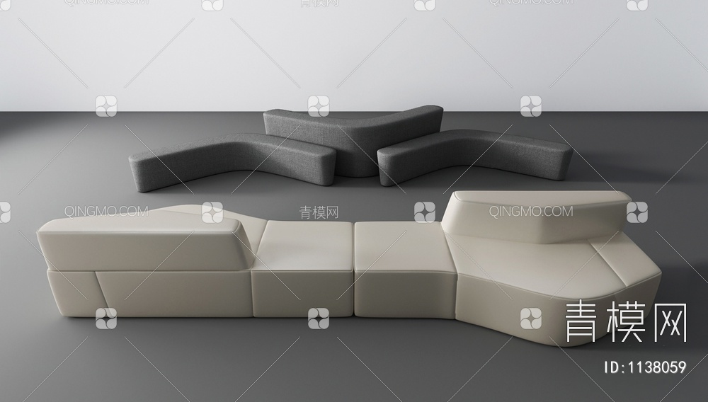 异形沙发3D模型下载【ID:1138059】