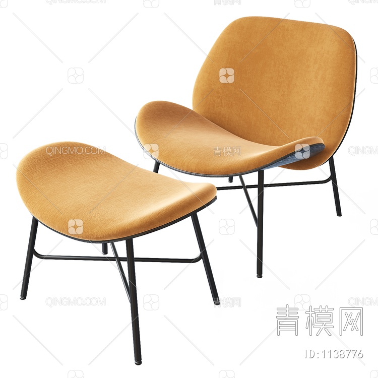 单椅3D模型下载【ID:1138776】