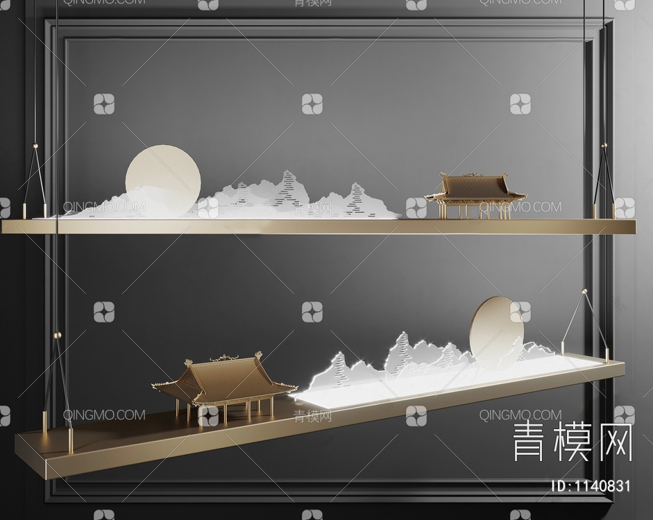 吊灯3D模型下载【ID:1140831】