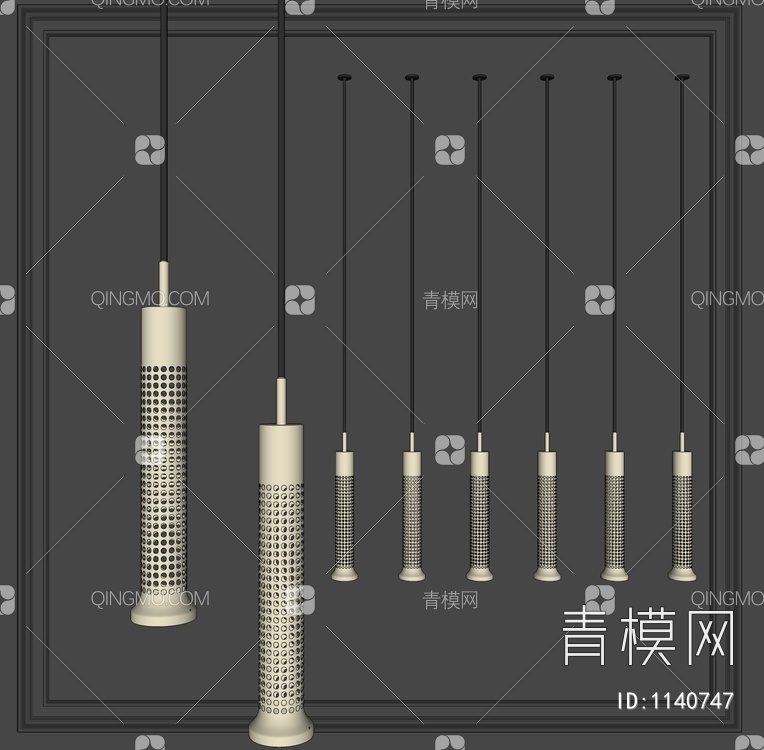 吊灯SU模型下载【ID:1140747】