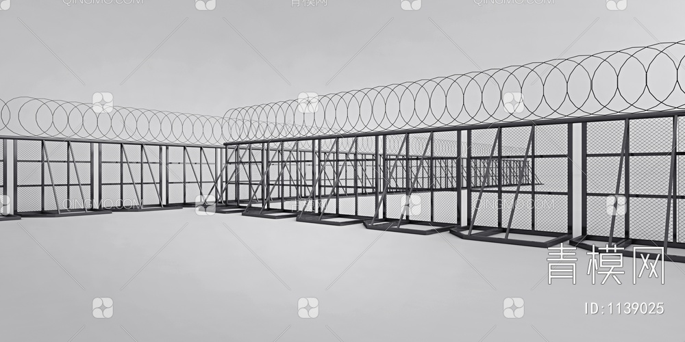 铁马护栏3D模型下载【ID:1139025】