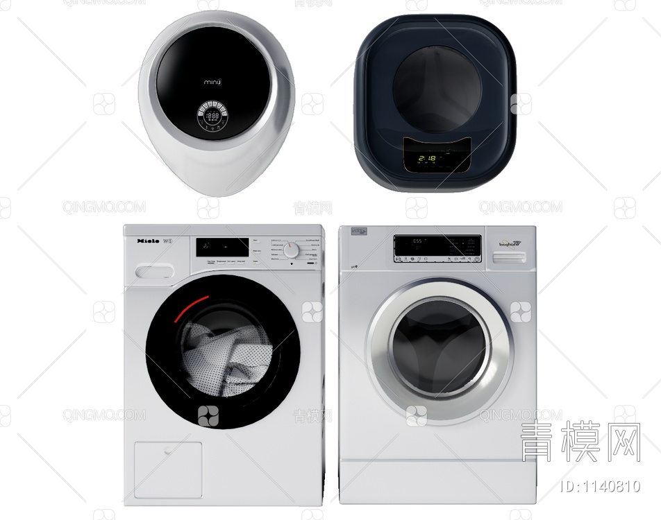 洗衣机SU模型下载【ID:1140810】