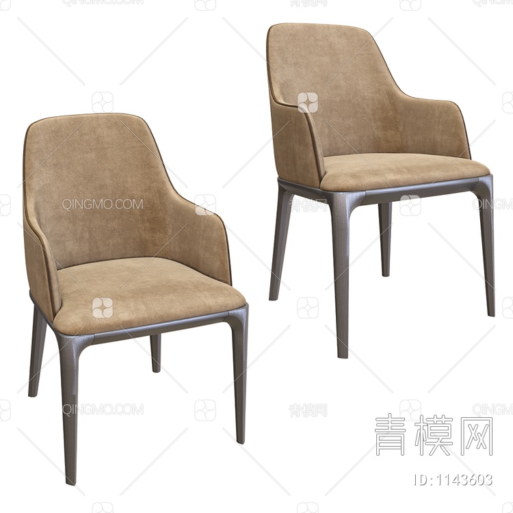 休闲单椅3D模型下载【ID:1143603】