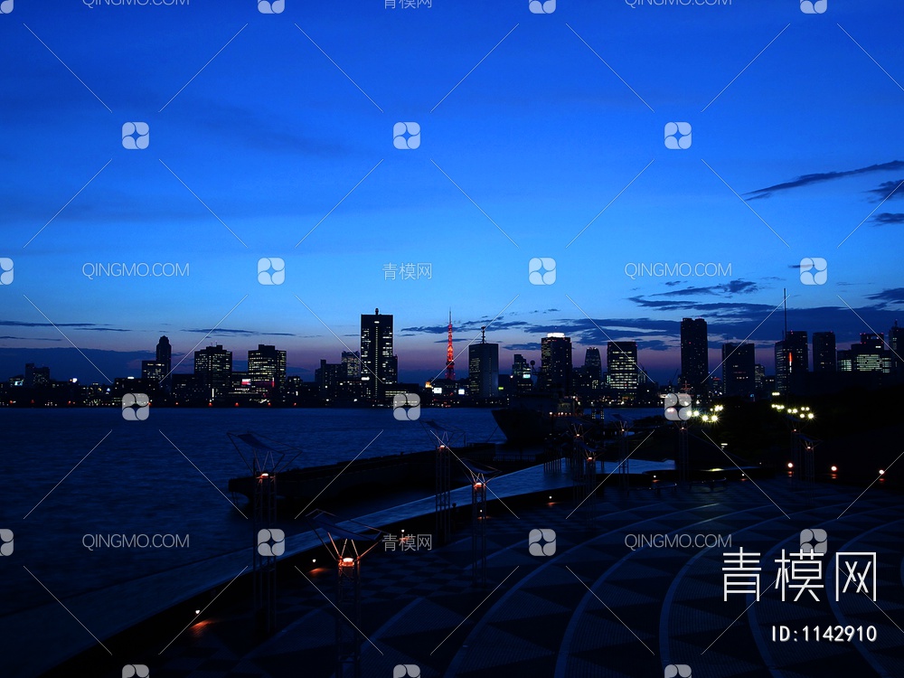 外景都市夜景贴图下载【ID:1142910】