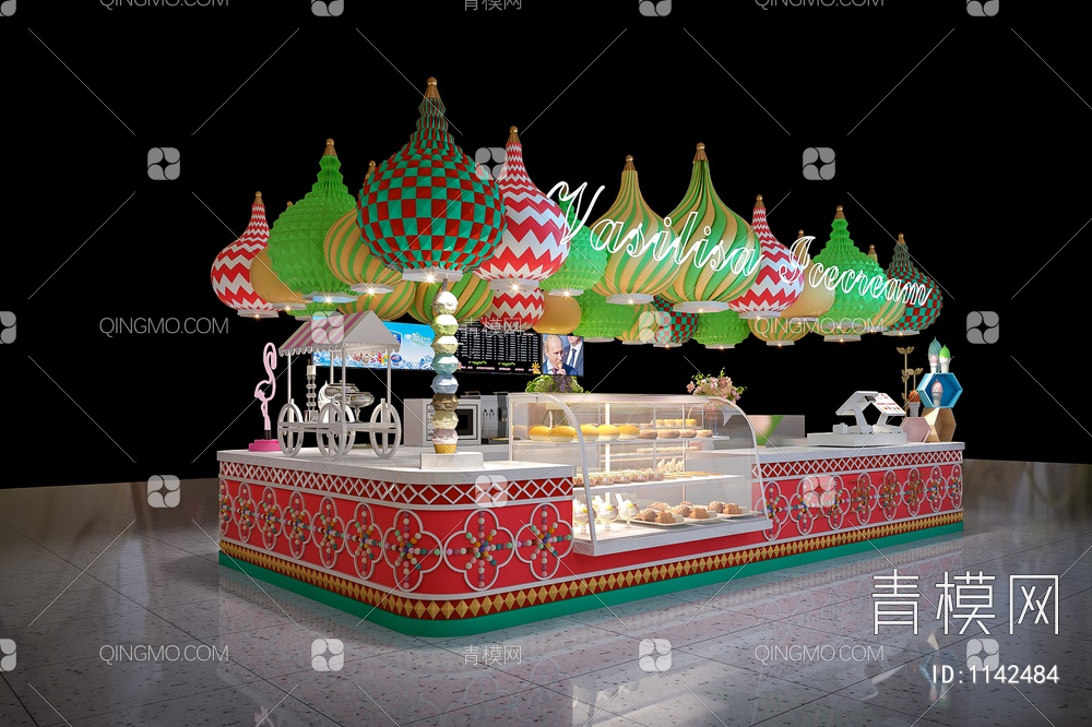 俄罗斯冰淇淋3D模型下载【ID:1142484】