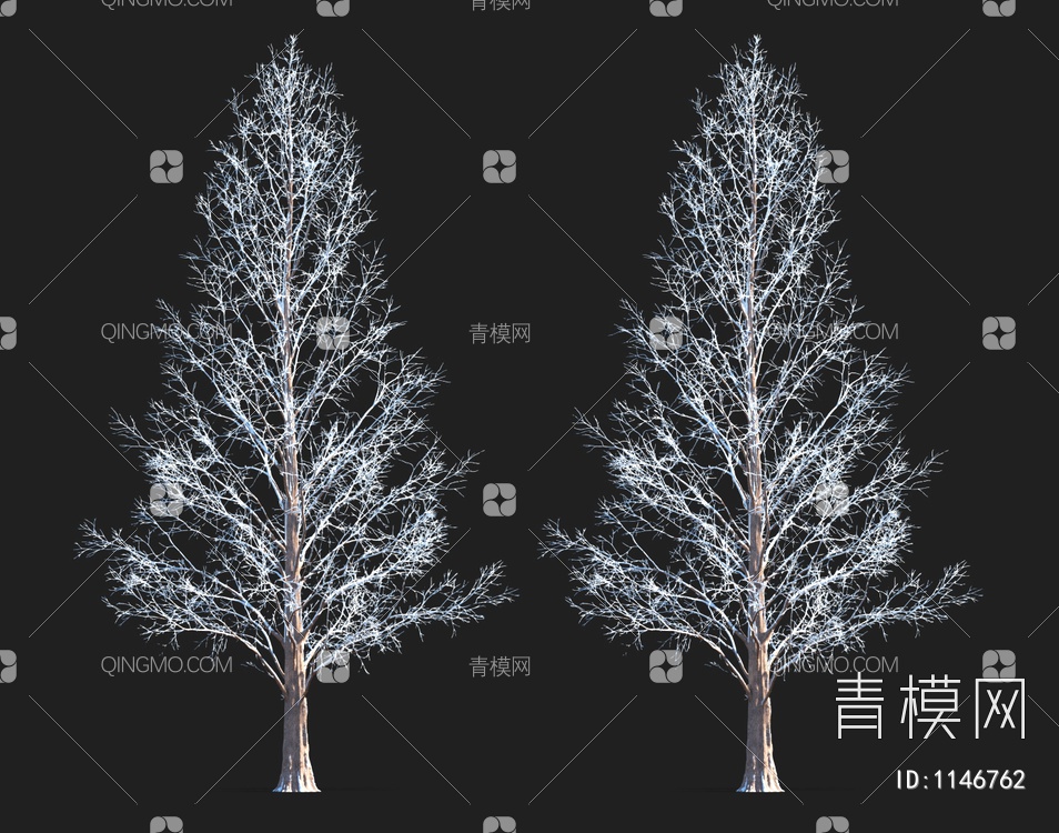 冰雪树3D模型下载【ID:1146762】