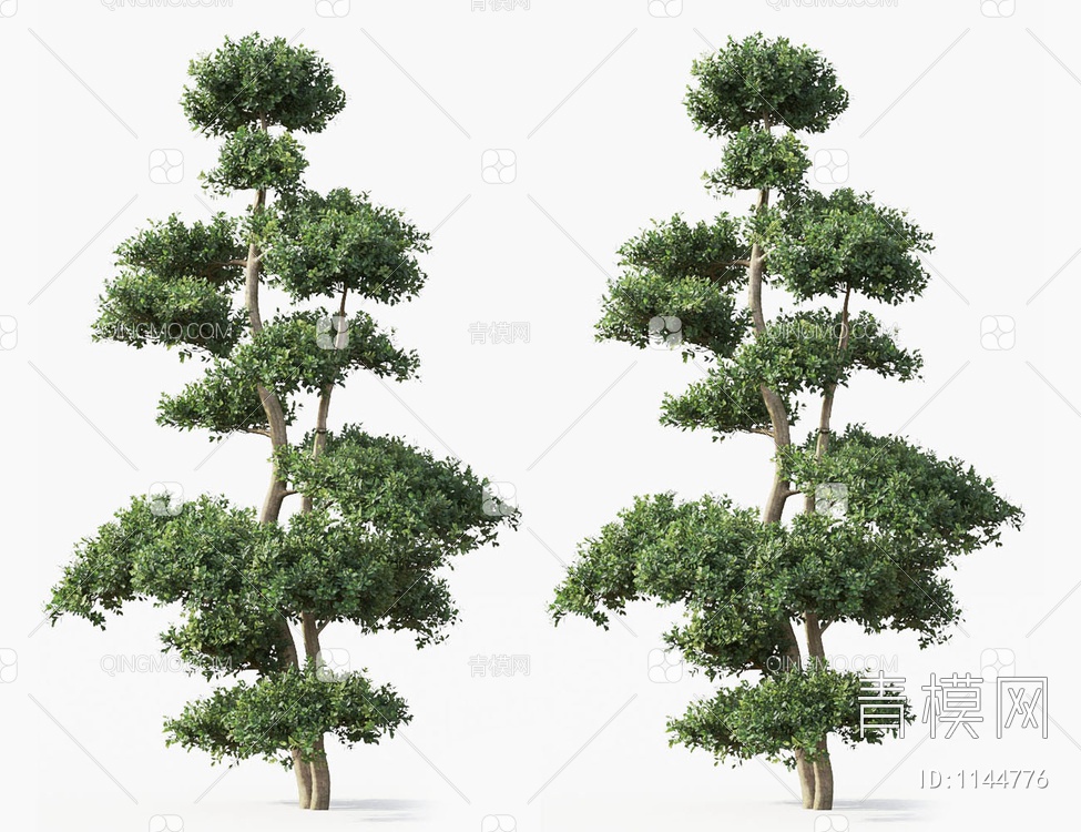 灌木 景观树3D模型下载【ID:1144776】
