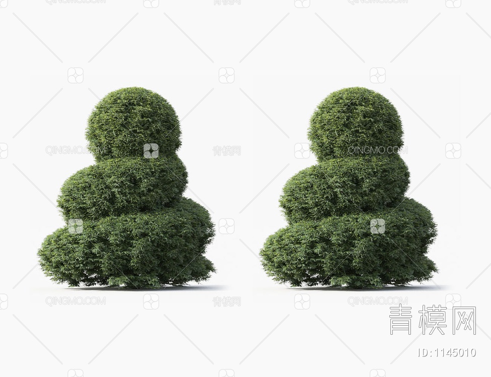 造型灌木3D模型下载【ID:1145010】