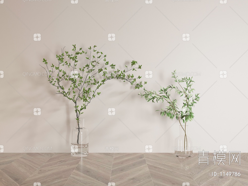 植物摆件3D模型下载【ID:1149786】