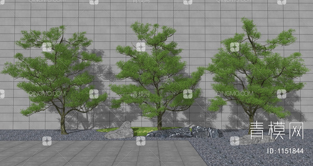景观树SU模型下载【ID:1151844】