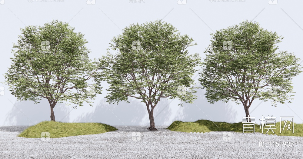 景观树SU模型下载【ID:1151937】