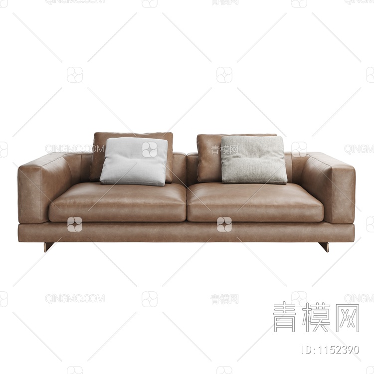 双人沙发3D模型下载【ID:1152390】