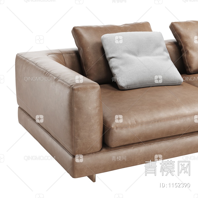 双人沙发3D模型下载【ID:1152390】
