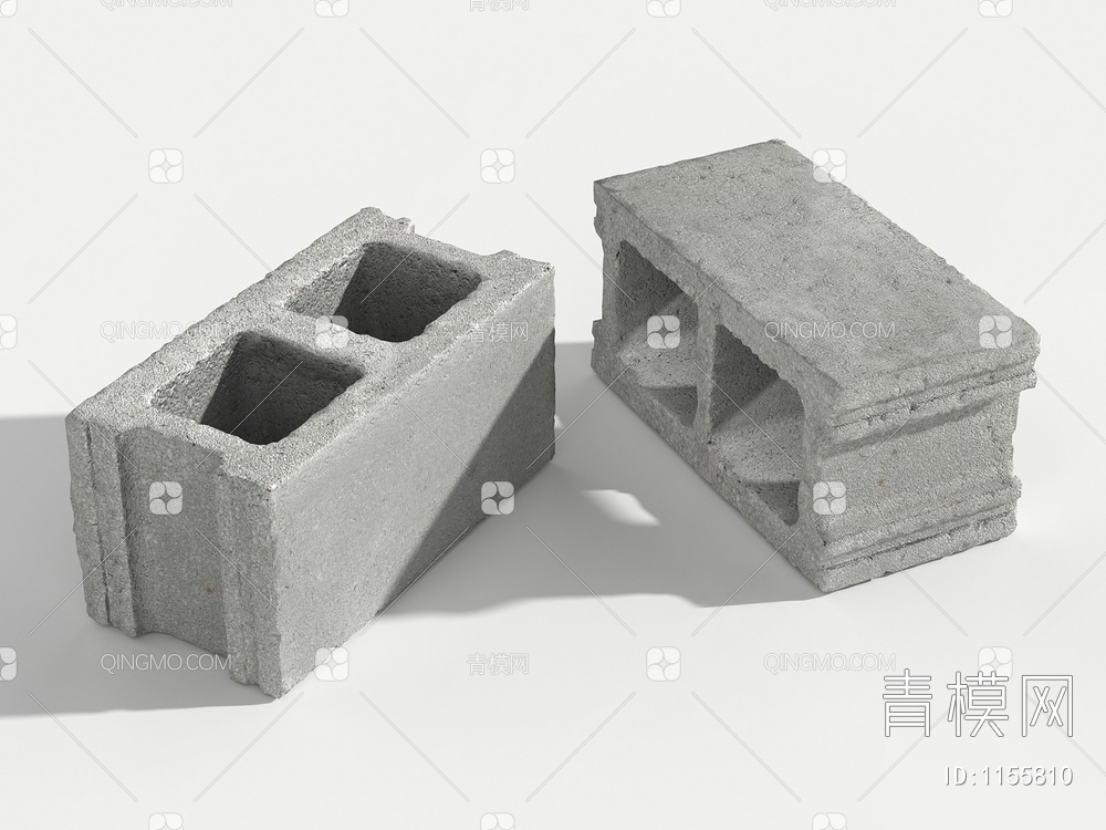水泥镂空砖3D模型下载【ID:1155810】