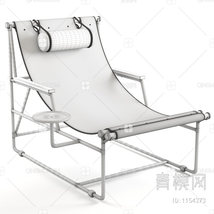 躺椅3D模型下载【ID:1154373】
