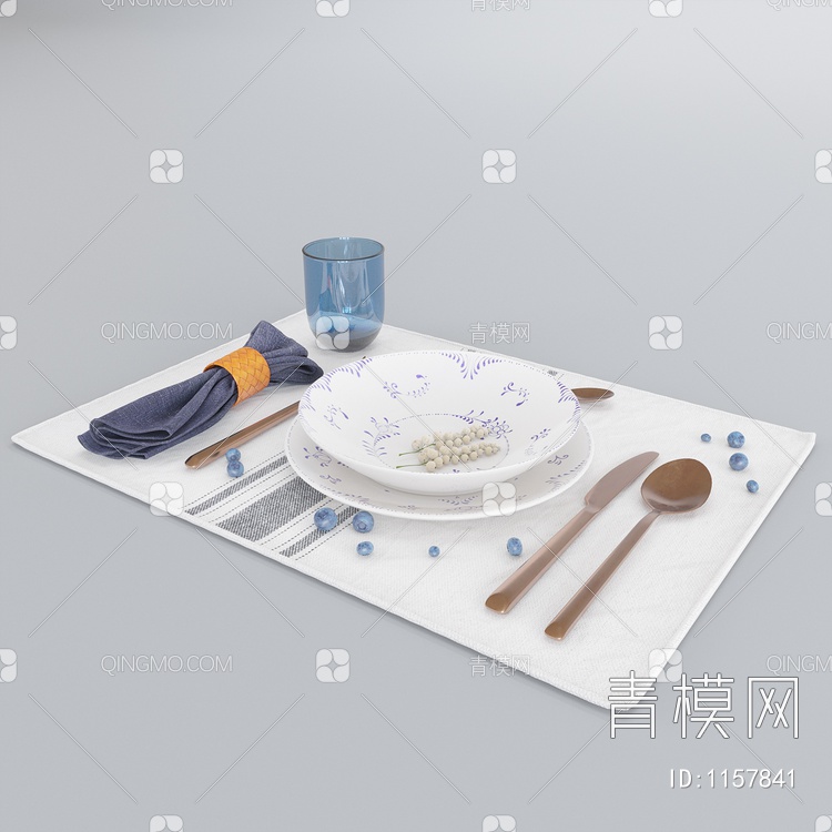 餐具3D模型下载【ID:1157841】