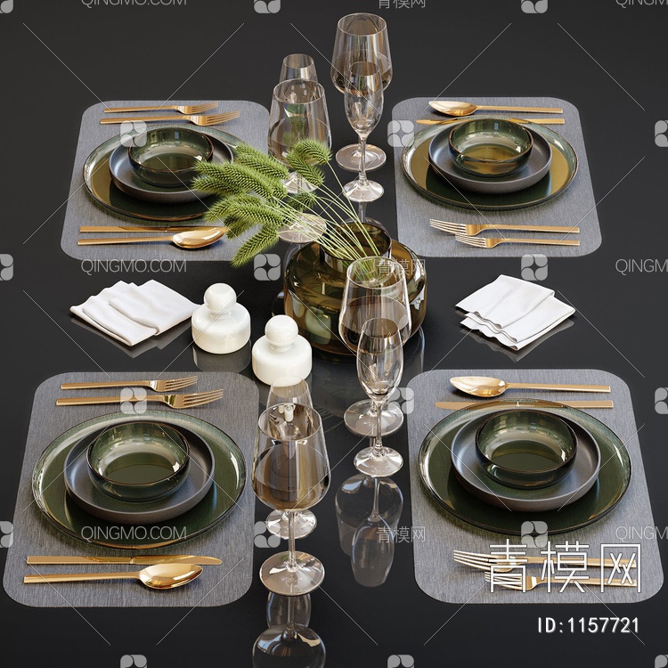 餐具3D模型下载【ID:1157721】