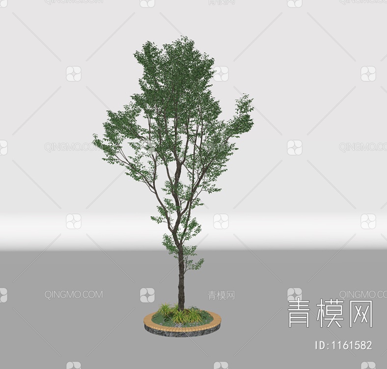 树木SU模型下载【ID:1161582】