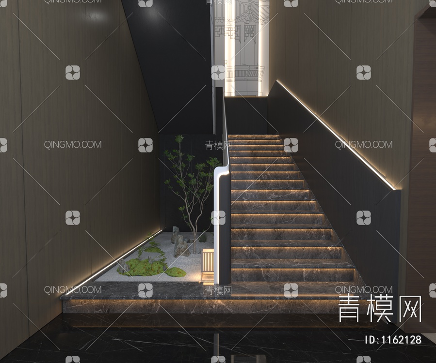 楼梯间3D模型下载【ID:1162128】