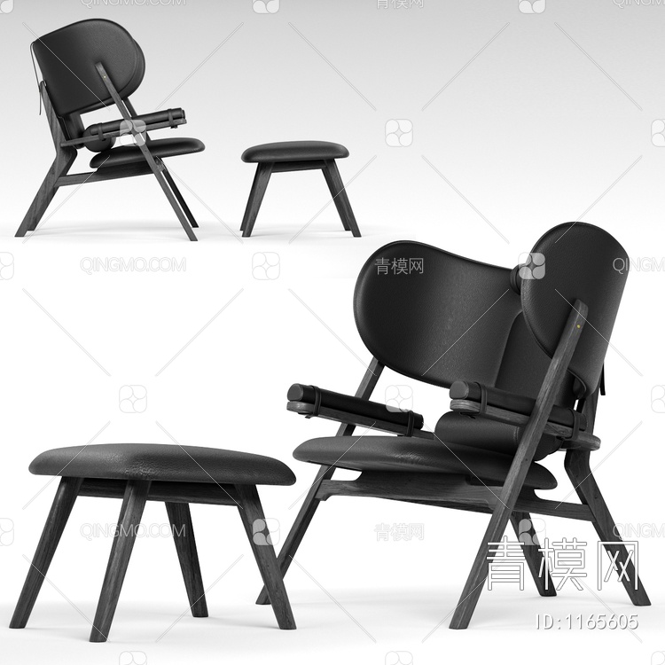 单椅3D模型下载【ID:1165605】