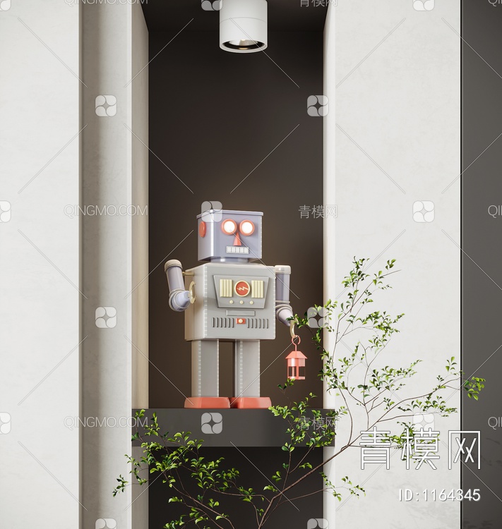 玩具机器人3D模型下载【ID:1164345】