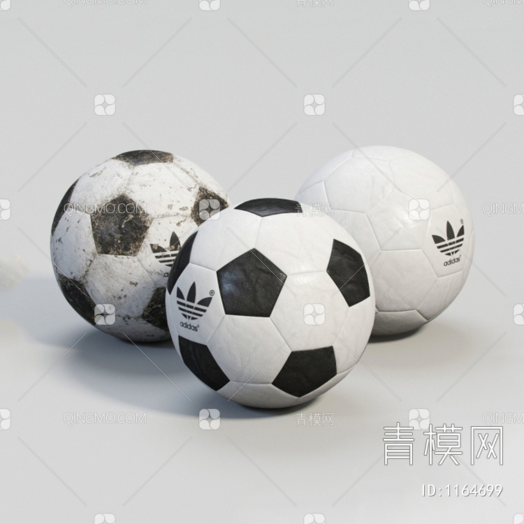 足球3D模型下载【ID:1164699】