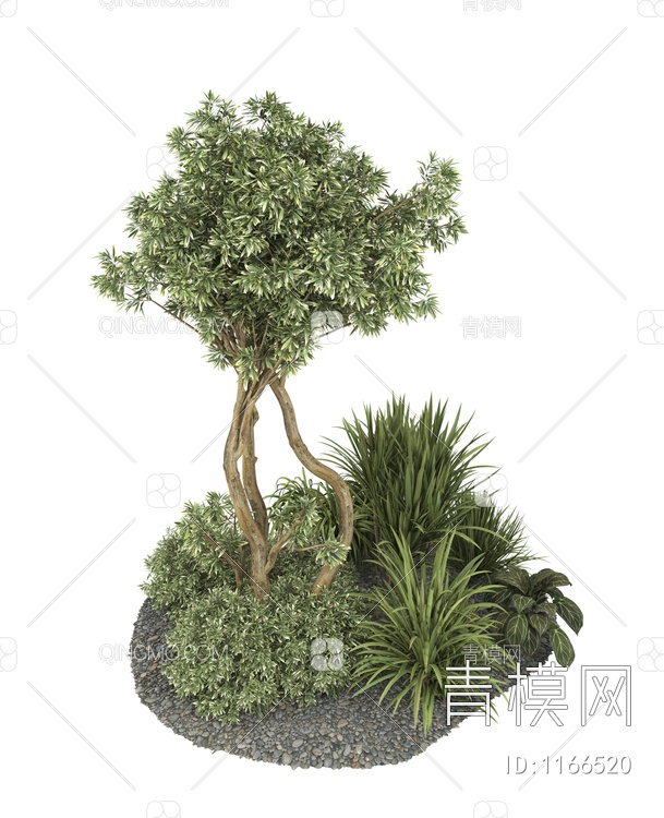 植物堆3D模型下载【ID:1166520】