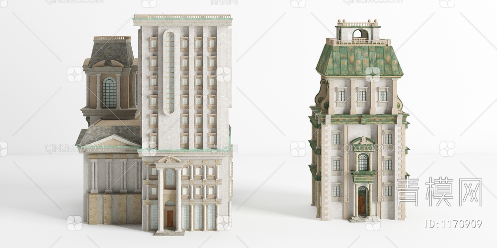 建筑宫廷城堡3D模型下载【ID:1170909】