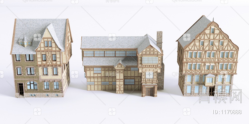 城堡配楼3D模型下载【ID:1170888】
