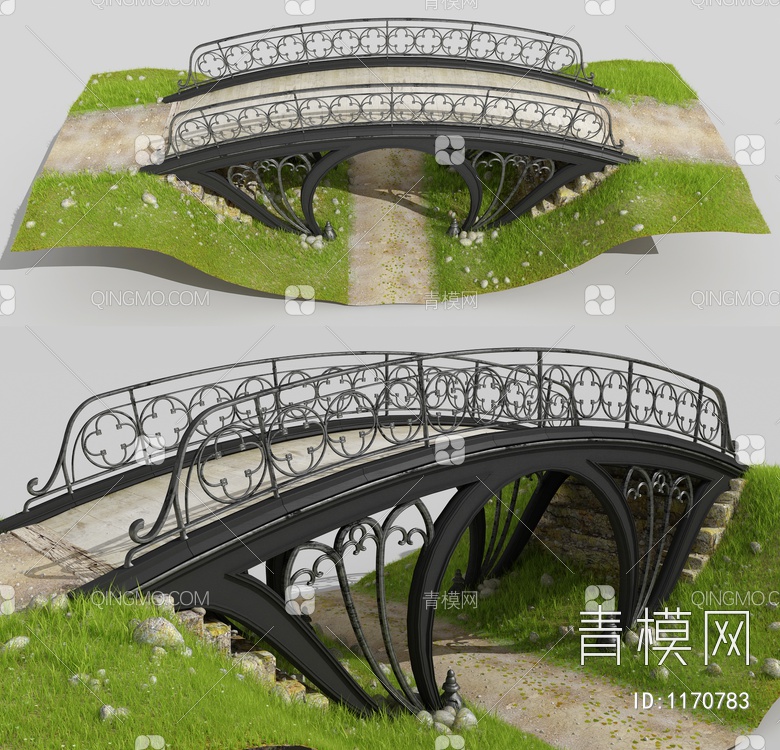 拱桥3D模型下载【ID:1170783】