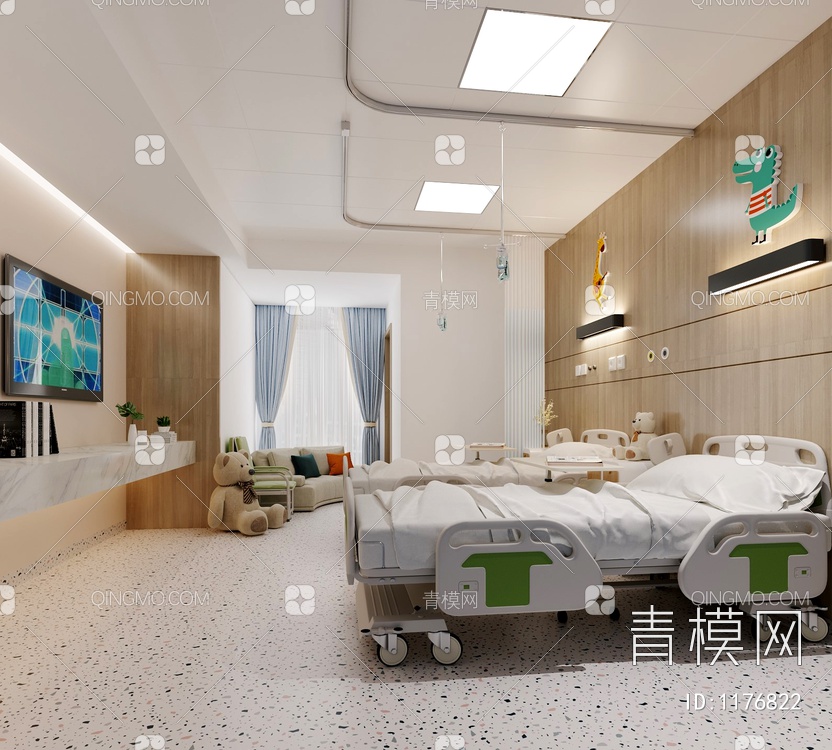 儿童病房3D模型下载【ID:1176822】